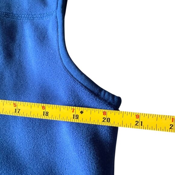 Vineyard Vines Men's Small Harbor Fleece Vest Aviator Blue / Red - Picture 12 of 13